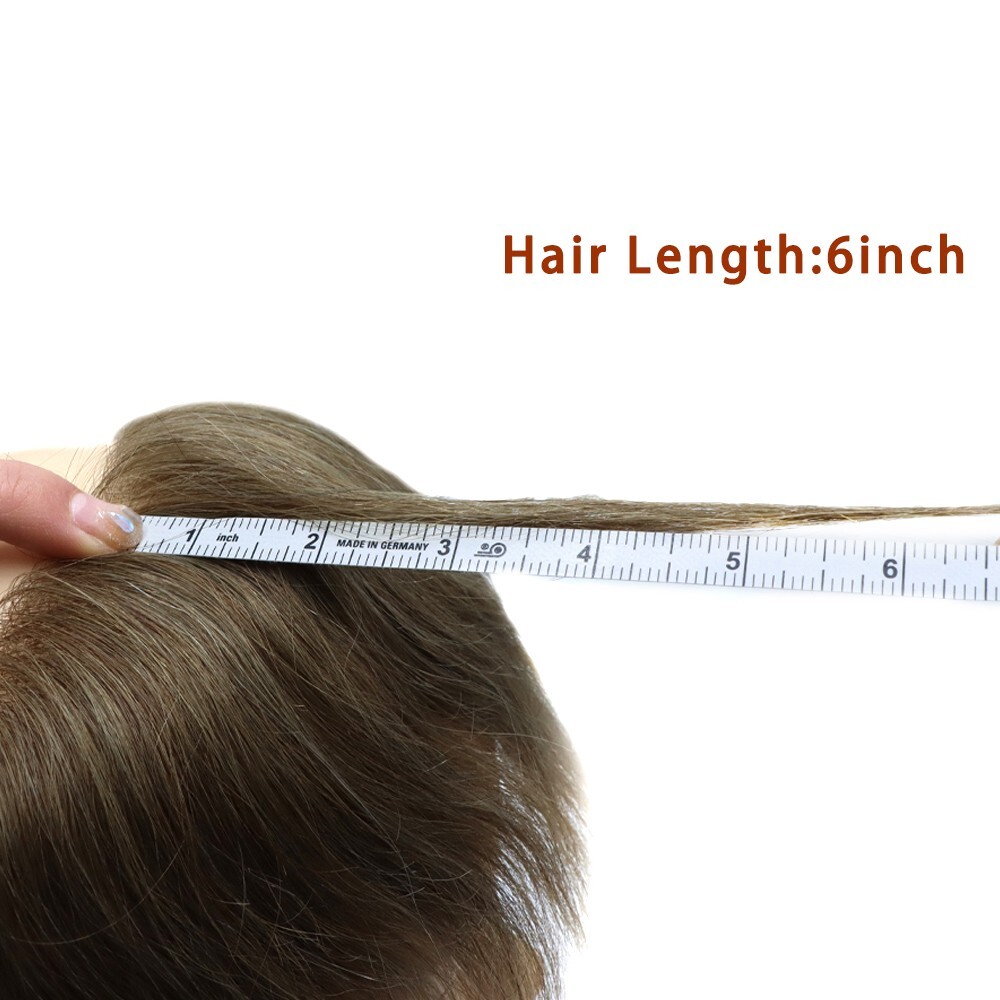 Lace Skin Mens Frontal Hairpiece Male Forehead Hair Line for Receding Hairline