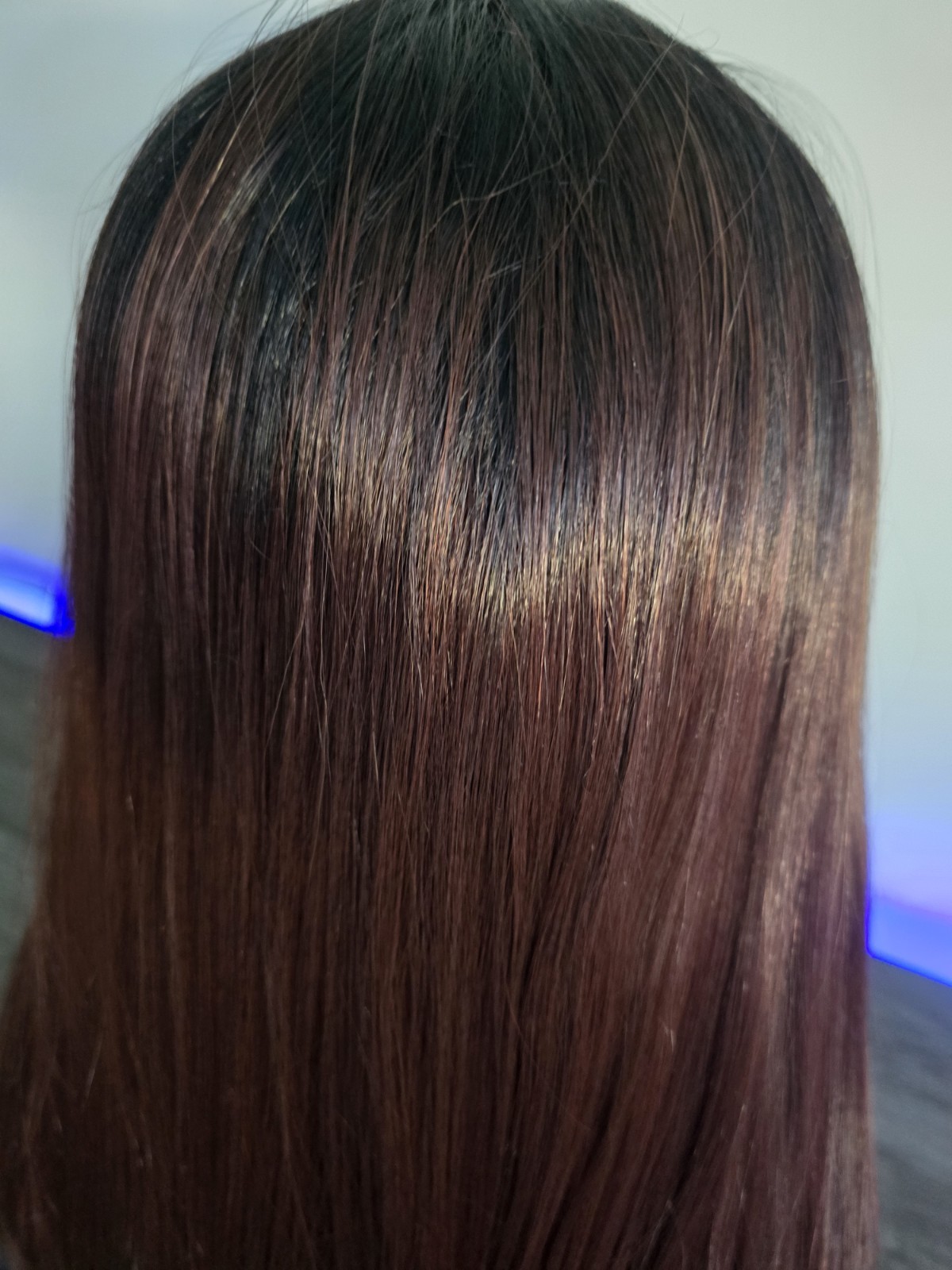 HD Lace Front Wig Human Hair Blend Highlights Wavy Curly Honey BROWN Blonde