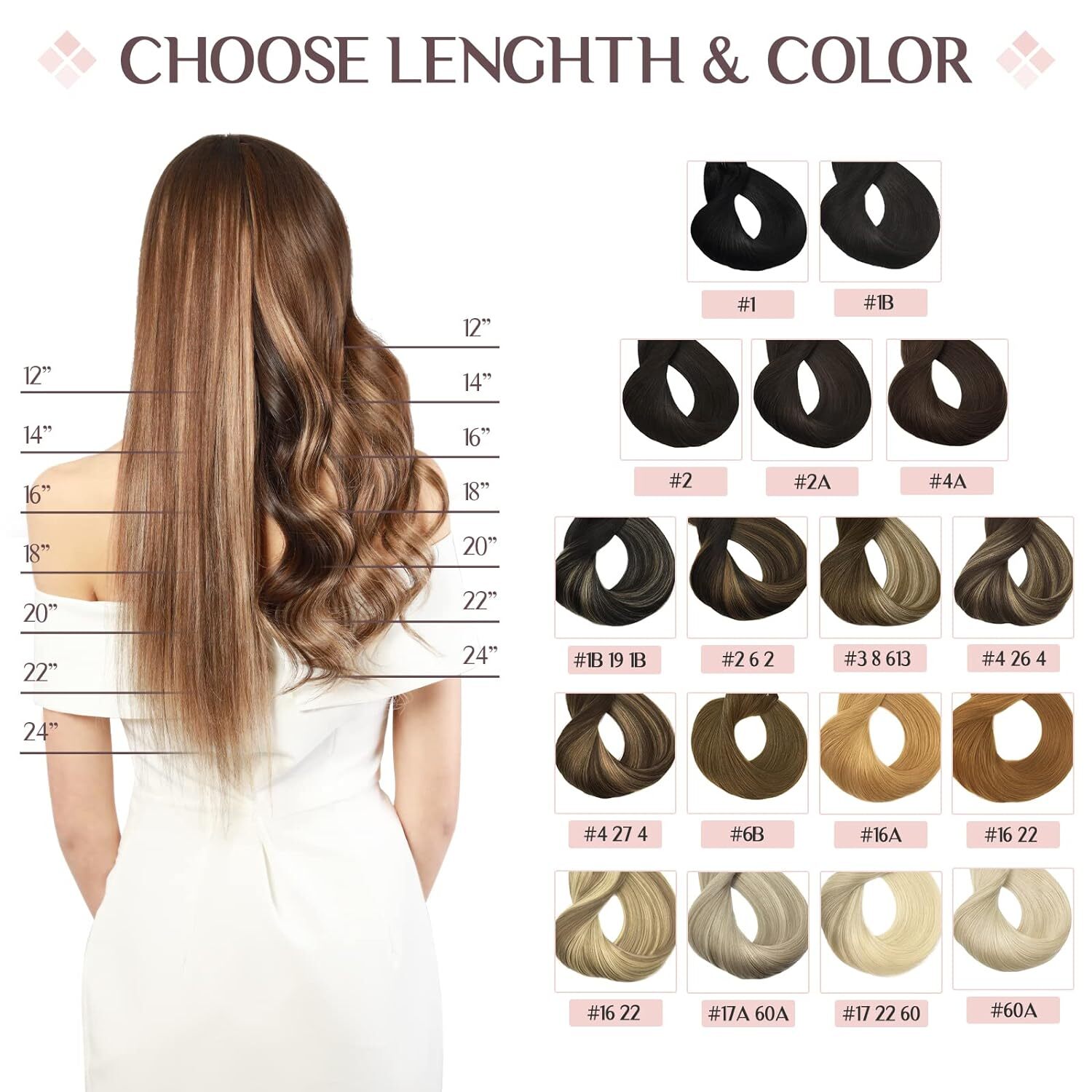 AAA+ V-Shaped One Piece Clip In Remy Human Hair Extensions Blonde 3/4 Full Head