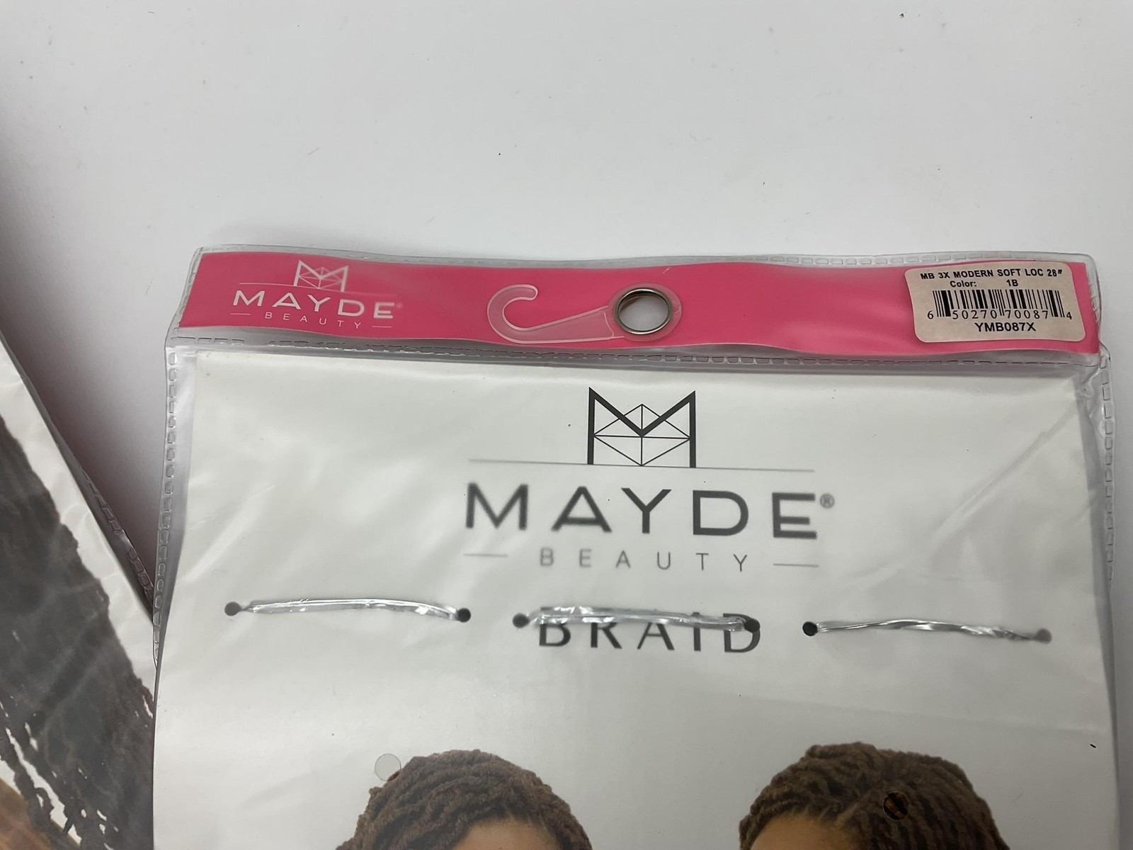 Mayde Beauty Modern Soft Loc 28in 1B 3X Crochet Synthetic Hair Extensions Lot 2
