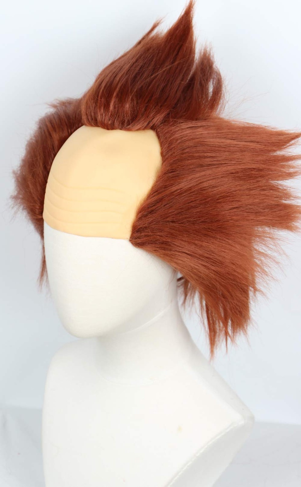 Unisex Short Clown Bald Wig, Halloween, Costume, Adult, Party, Funny, Red