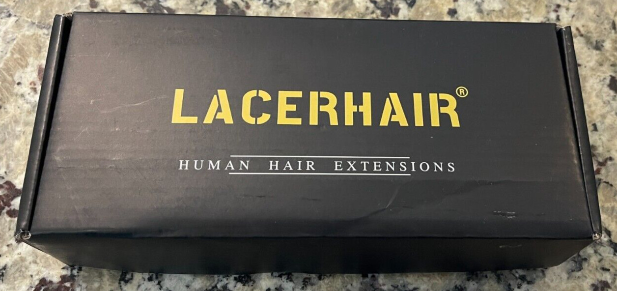 LacerHair Brown to Caramel Blonde Human Hair Ext 18” 100g 40pcs R#4- 4/27