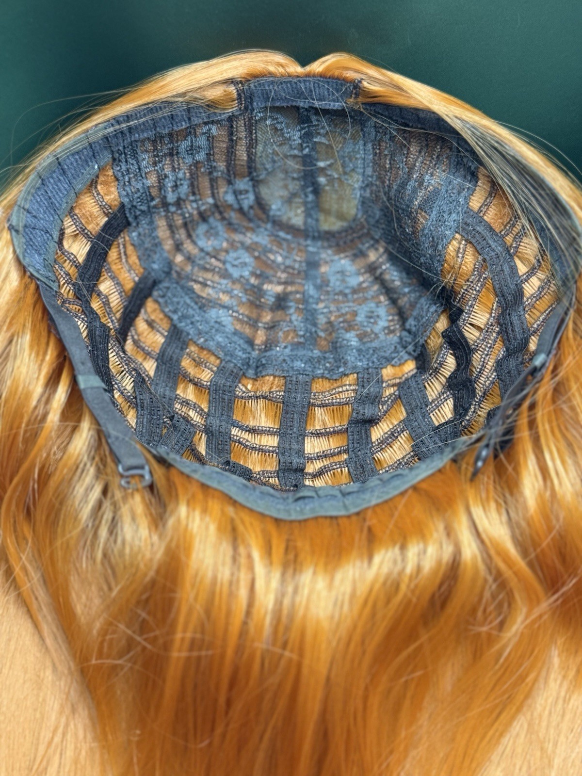 Soft Synthetic Orange Wig Long Straight | Easy to Brush | Natural Look