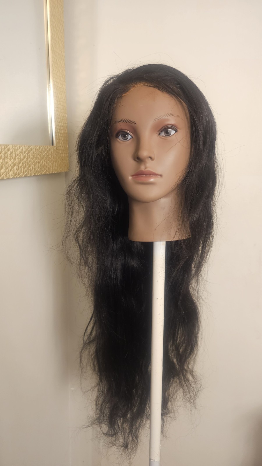 High Quality regular Top 26 to 28″ straight 100% Virgin Human Hair Lace Wig