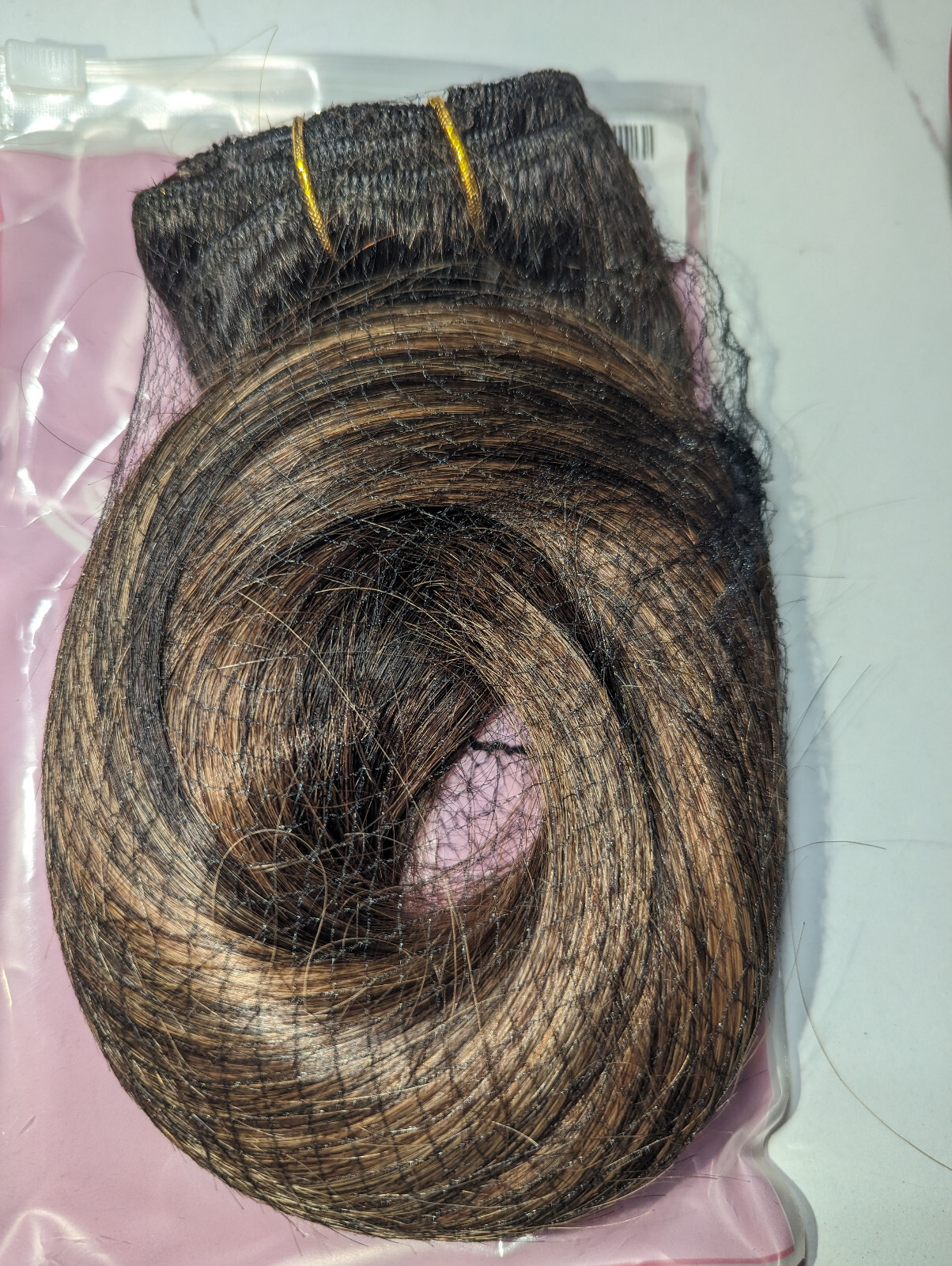 Wennalife Clip in Human Hair Extensions 7pcs Dark Brown with 3D Mink Lashes