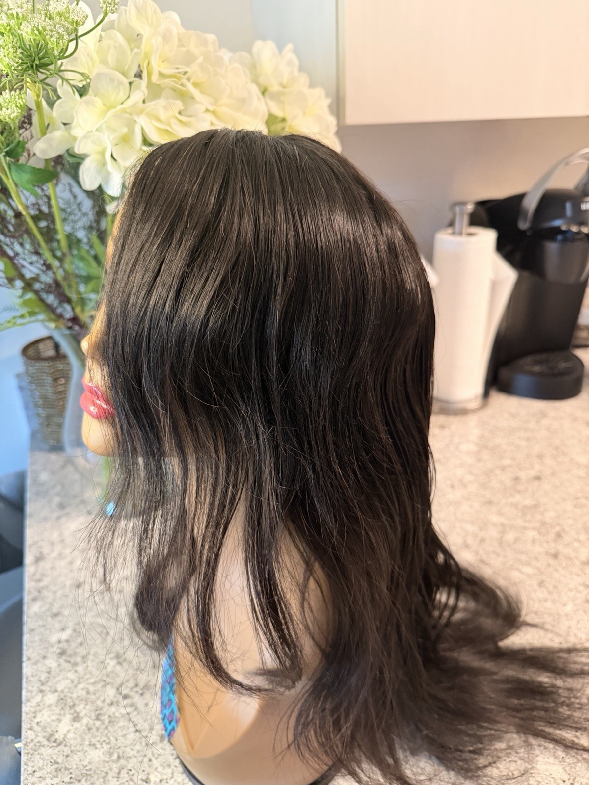High quality Vietnames Human Wavy Hair 24 Inches Lace not bleached yet New