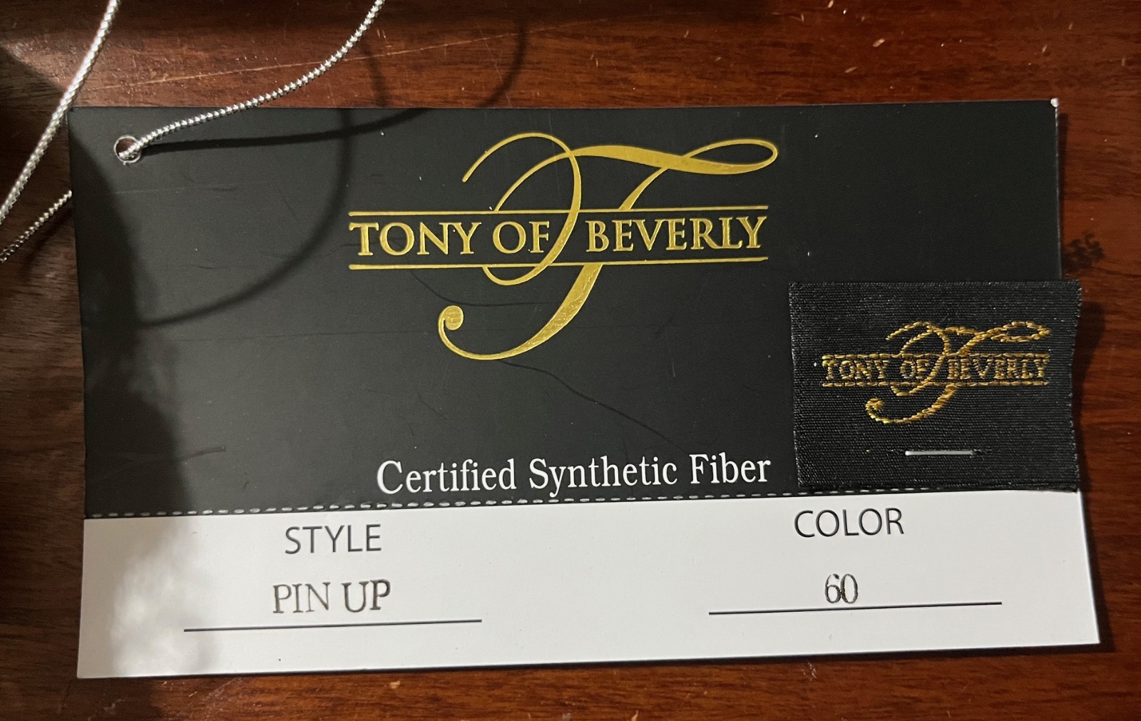Tony Of Beverly Snappy Clip 5″ Pin Up Hair Piece Clip in Color: 60 White NIB