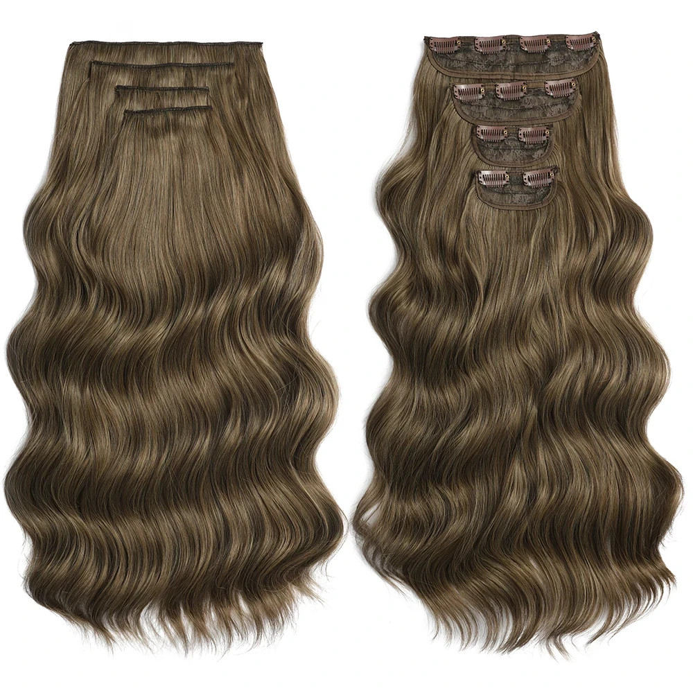 Bio Body Wave Clip-In Hair Extensions – 22” | 4PCS | 220g