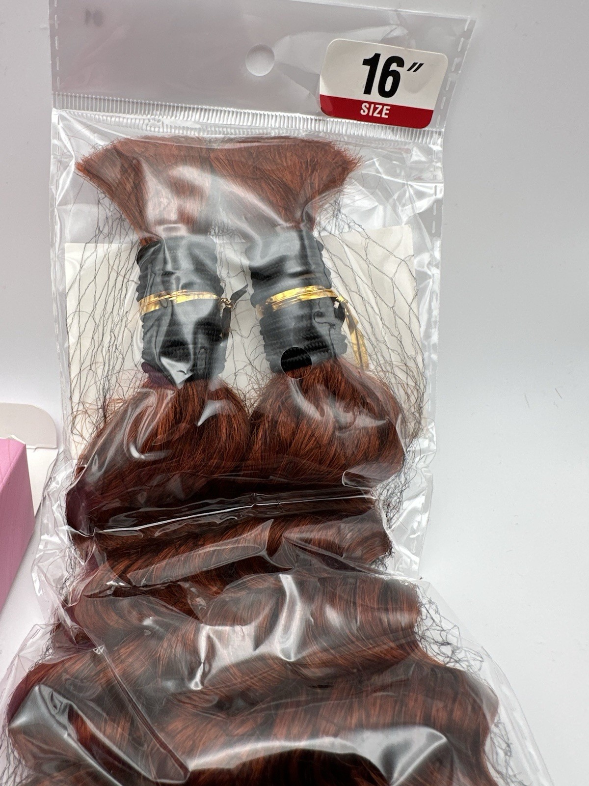 Human braiding Hair For boho Braids, 16 Inches, ginger #350 – NEW In Package