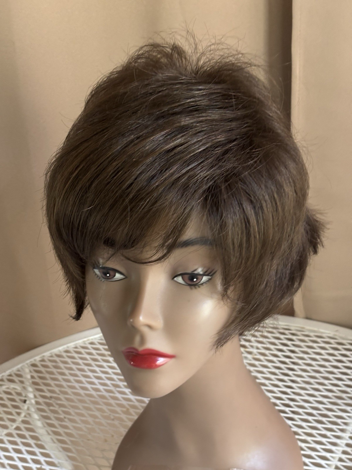 Euronext Wig Synthetic Wig Ginger Brown Sz Average Layered Razor Cut Z-5