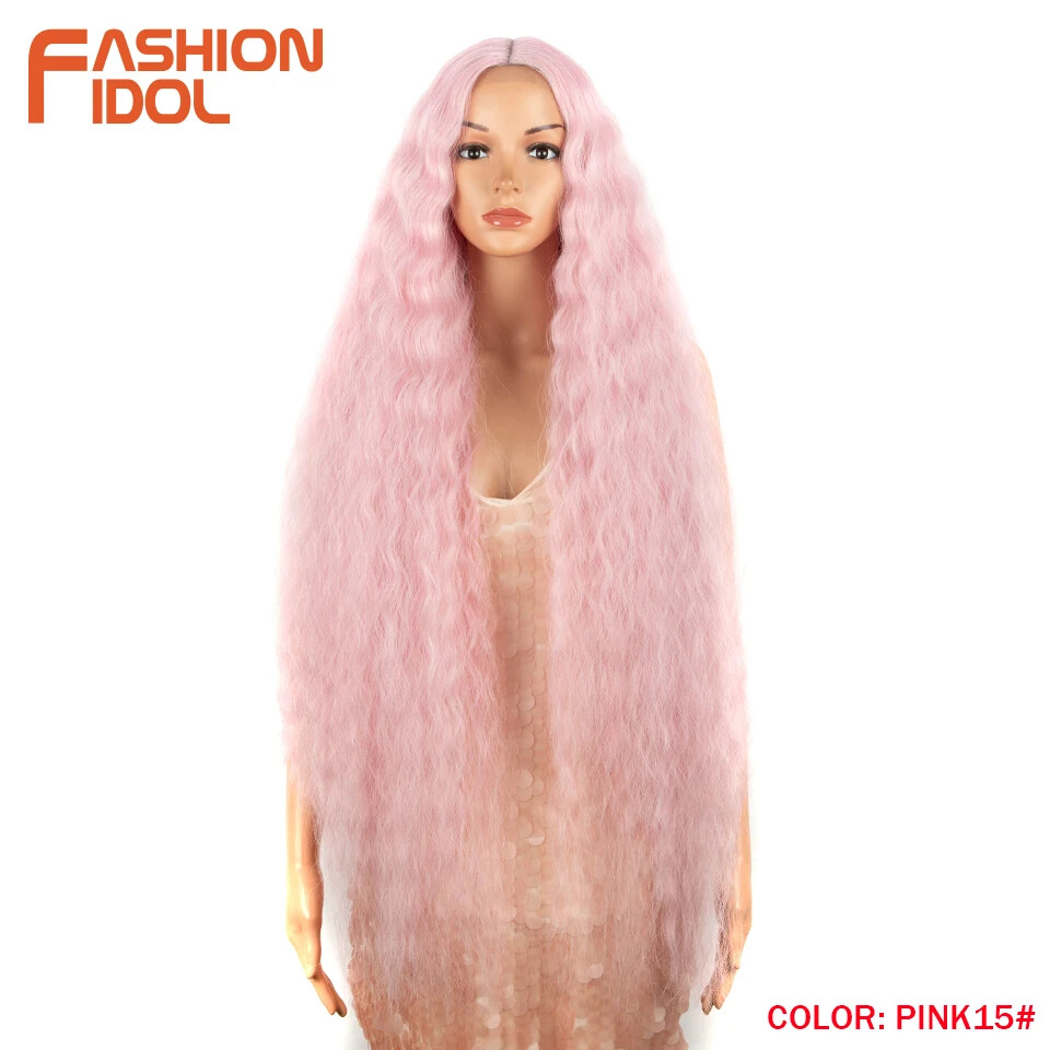 42″ Loose Wave Lace Front Wig Hair Synthetic Wigs For Women fake hair wig