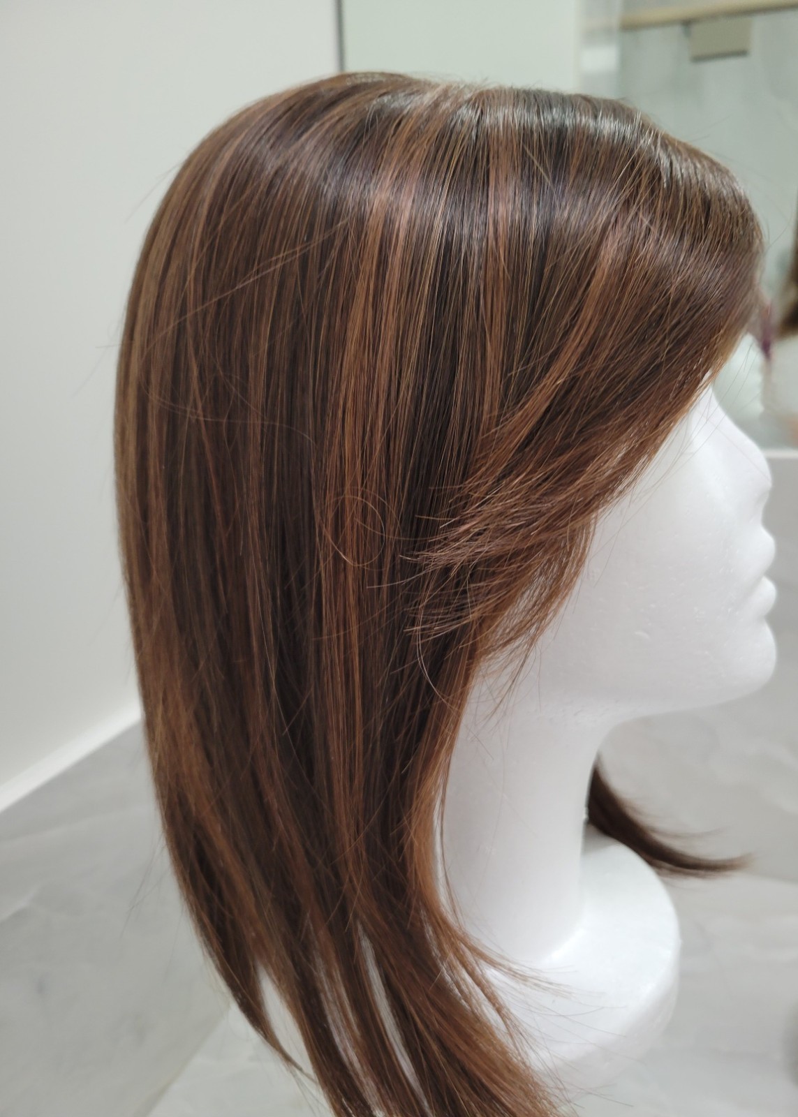 Raquel Welch Hair Topper 12 In., Color RL6/30 Copper Mahogony – Heat Friendly