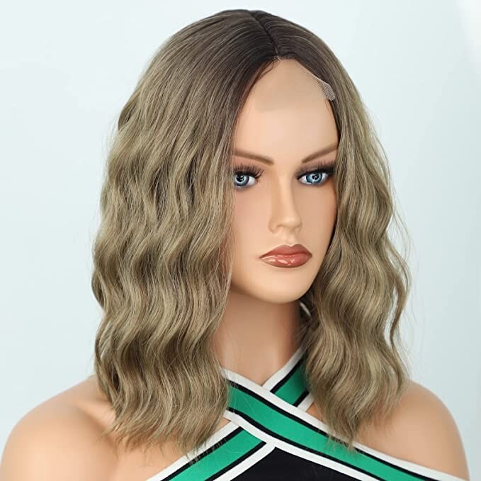 Stamped Glorious Short Curly Wig for Women Synthetic Color Shoulder Length Wigs