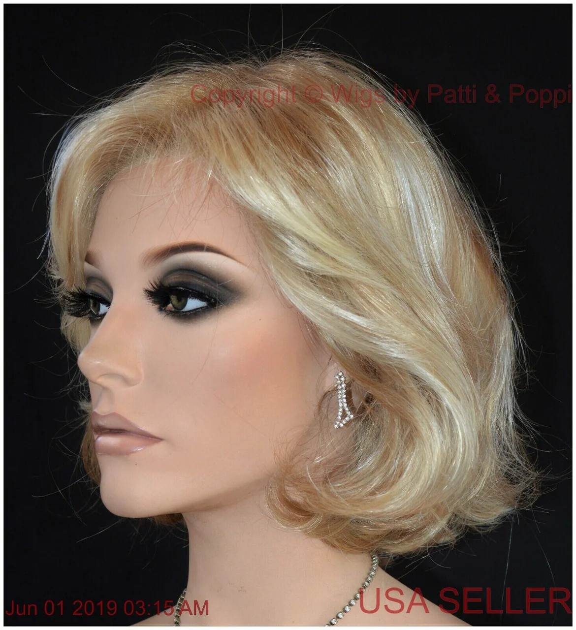 Modern Motif Gabor Wigs GL14-22SS Sandy Blond Lace Front monopart Beachy Waves