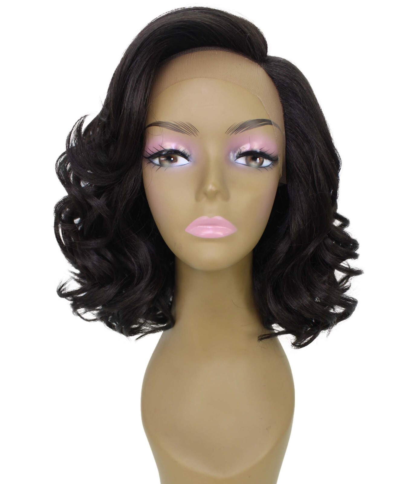 LUXLUXE Aliyah Wavy Layer 12.5 in Long L Part Wig, Heat Resistant Fiber, BL-0146