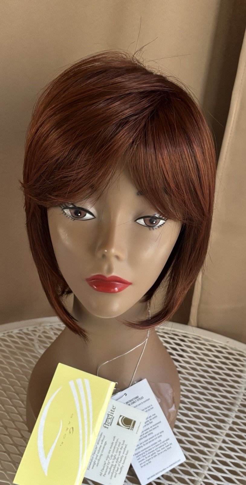 NEW GABOR Chic Choice Wig SZ AVG COLOR Sangria Inverted Bob FREE SHIPPING! Z-15