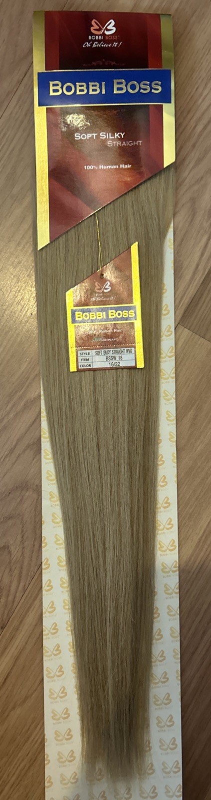 100% Human Hair Extension. 18”inch. Color #16/22. Blond. 1 pack For $50