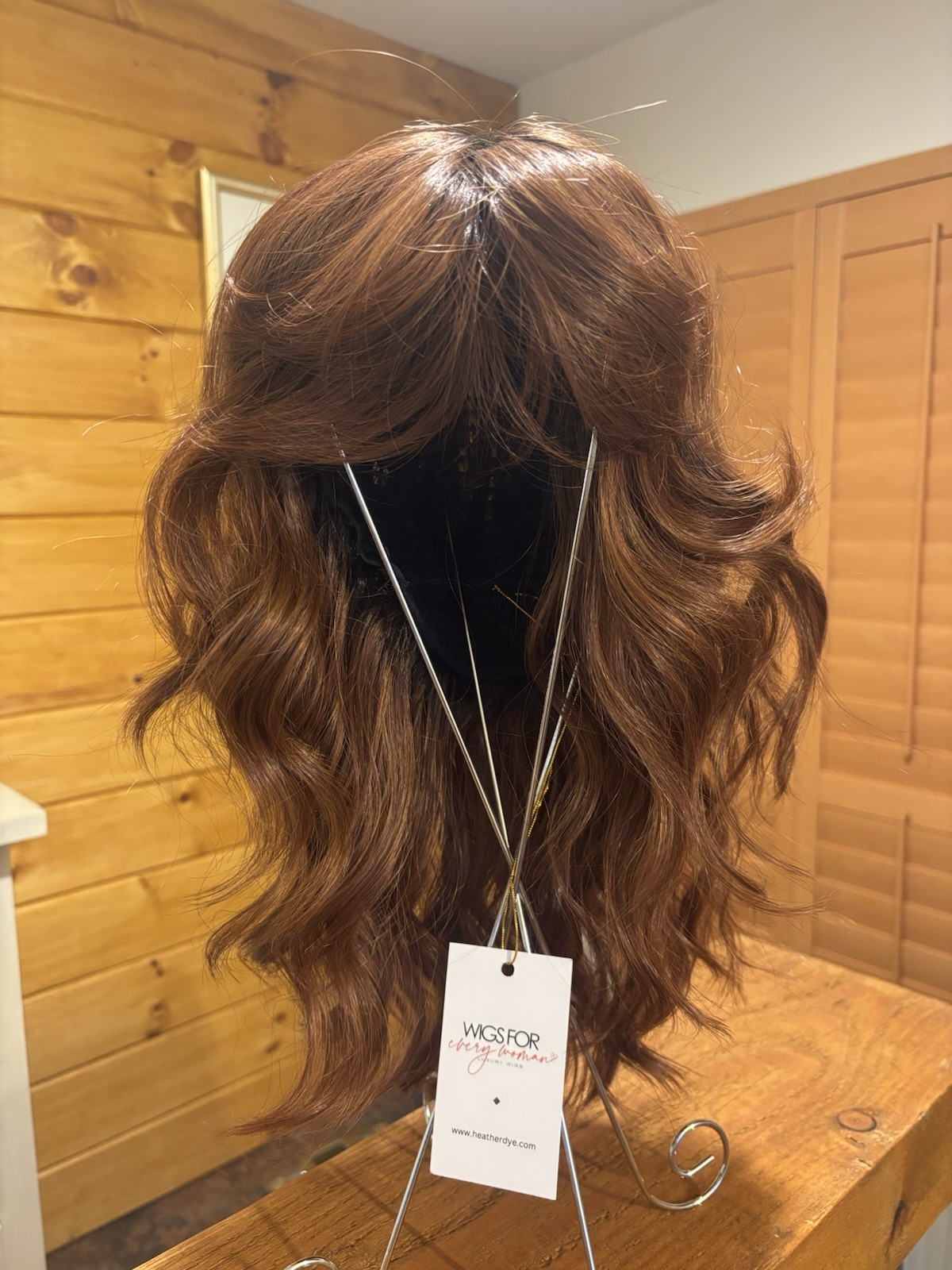 Wigs For Every Woman Auburn Red Wavy Wig