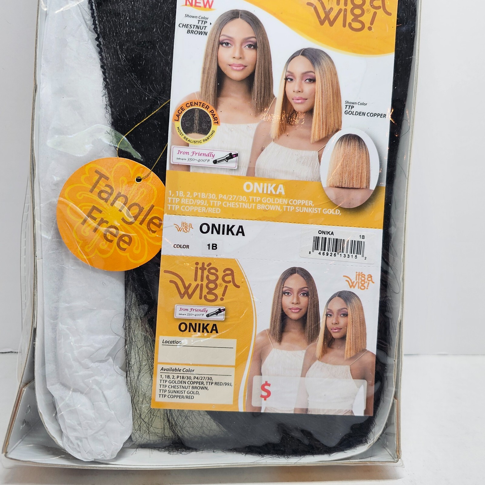 It’s A Wig Tangle Free “Onika” in Black.