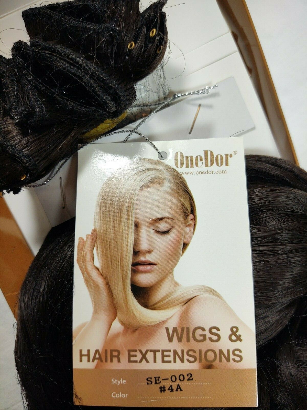 OneDor 20 Inches Curly Full Head Clip in Synthetic Hair Extensions 7pcs 140g #4