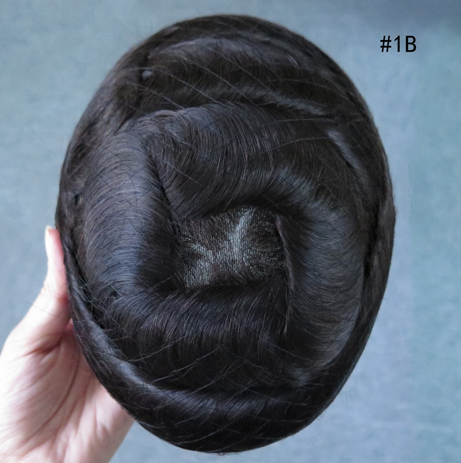 Mens Toupee Unit Human Hair Replacement System 0.05mm Thin Skin Hairpieces