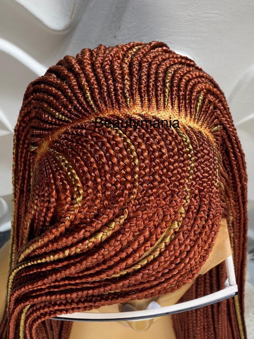 braided wig: Full Lace handmade Braid wig.  PREORDER 3-4 Weeks