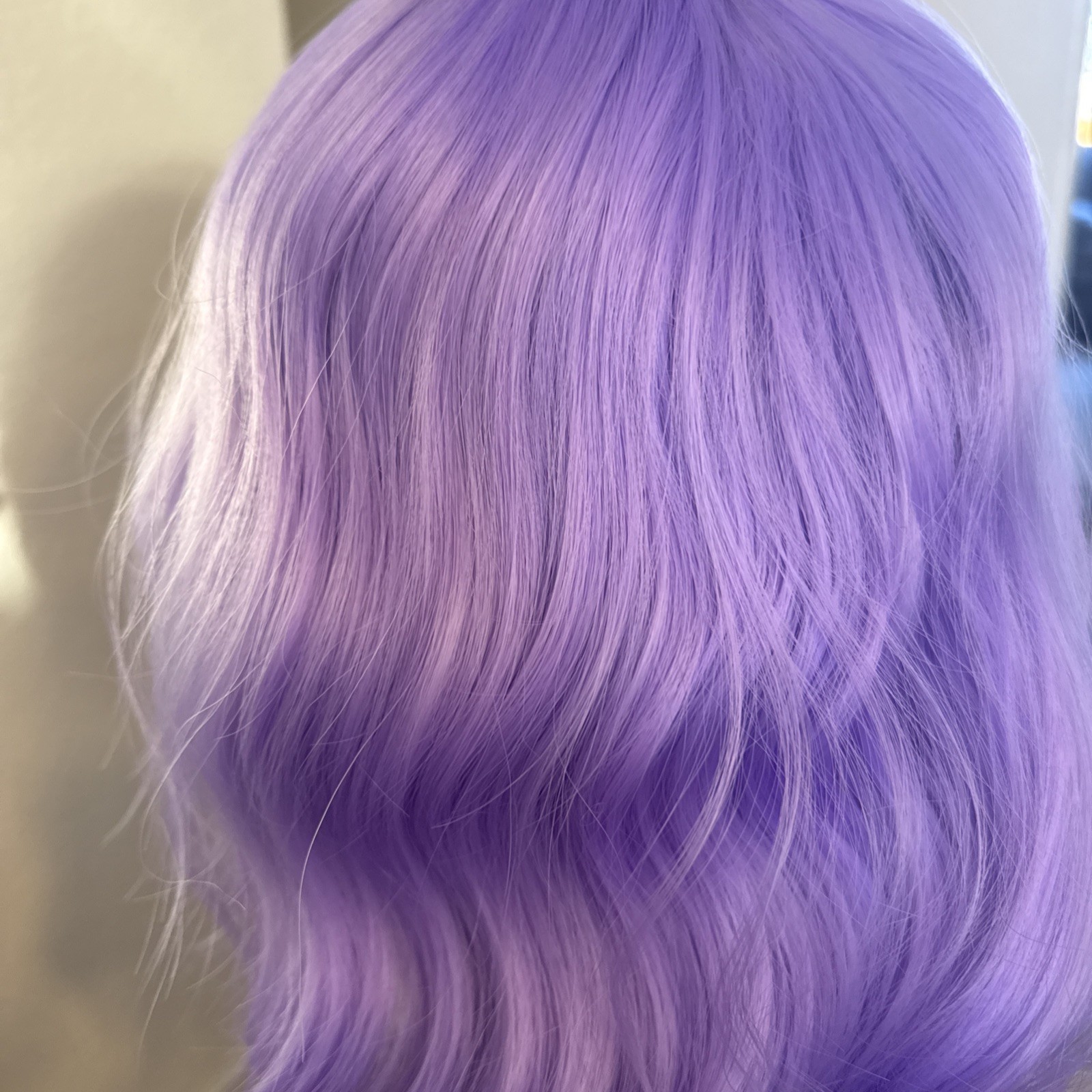 Lavender Hard Fronts Hairline Lace Cap Frontal Wig 14” 333