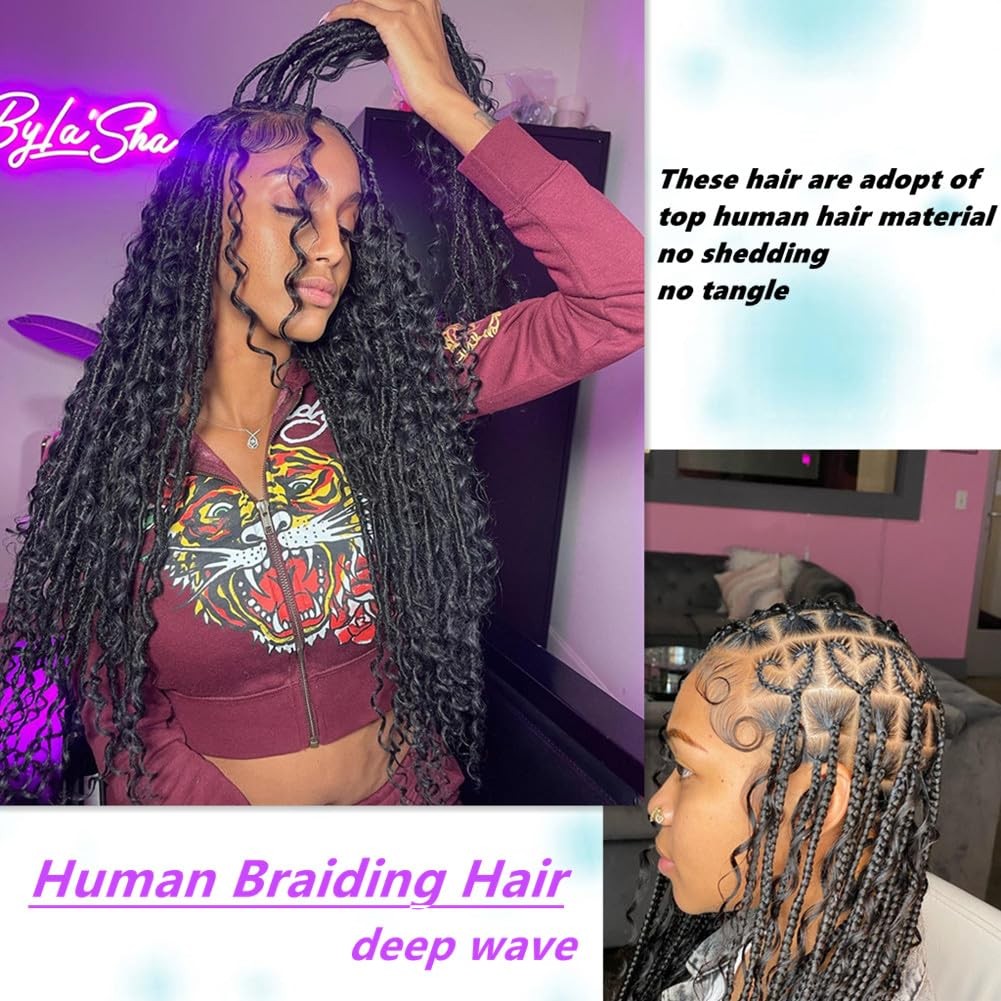 Aailvmey Boho Hair For Braiding 110G 2 100 Human Braiding Hair For Boho Braids