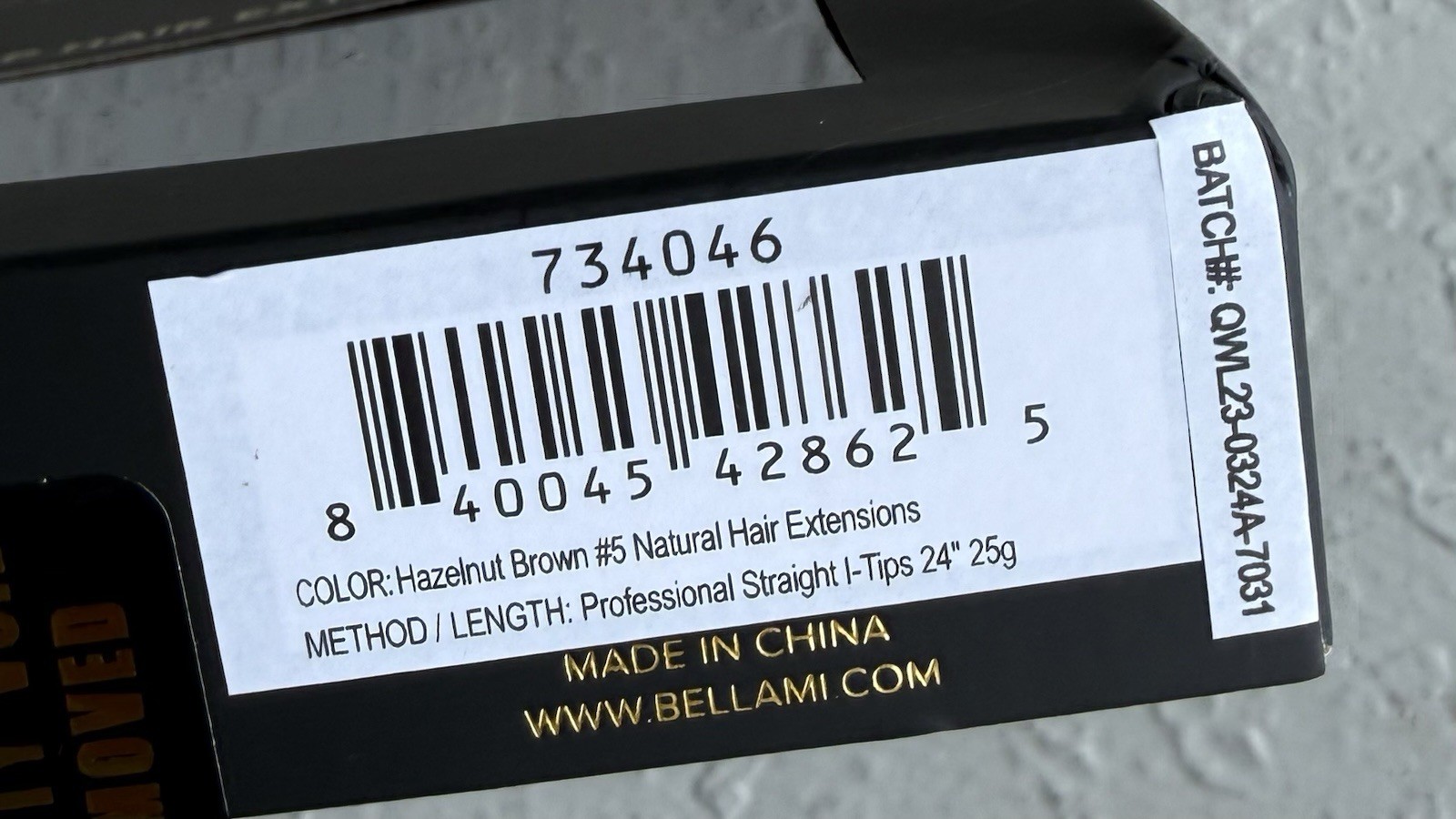 Bellami Professional I-Tip Hair Extensions Hazelnut Brown #5 24” 25g