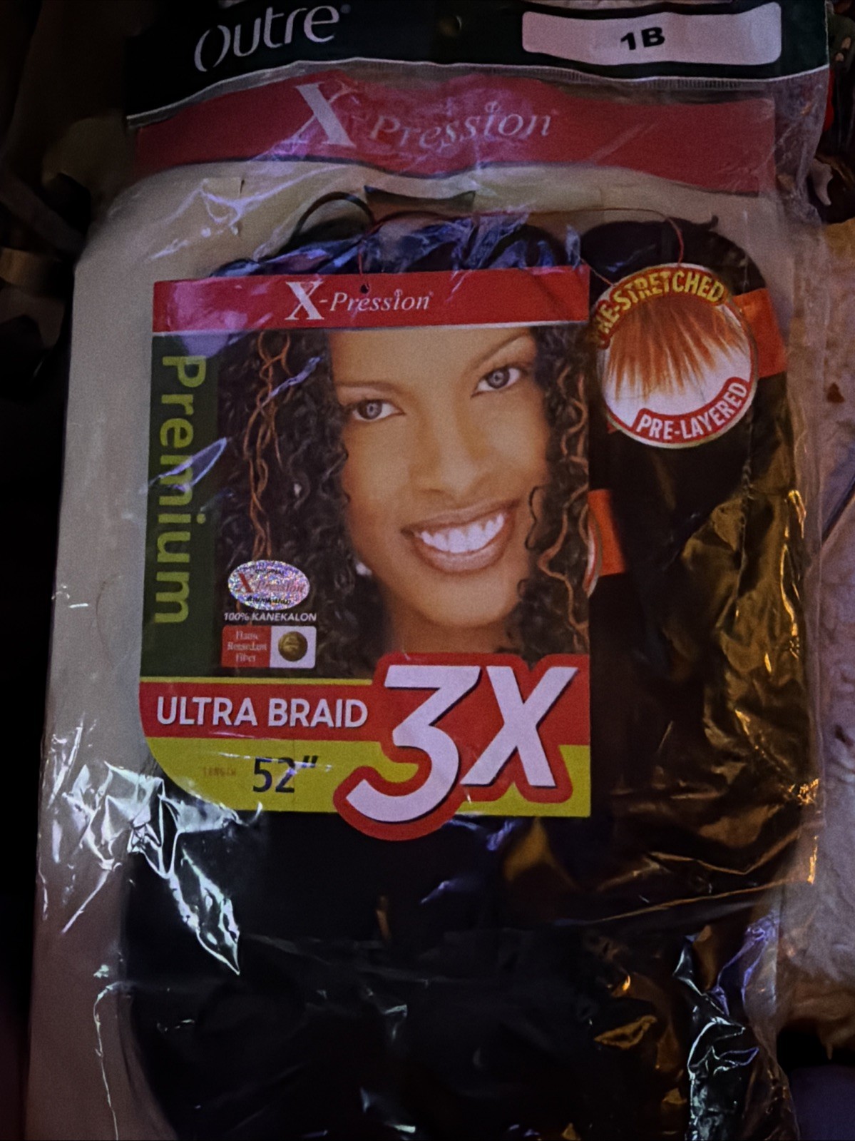 Ultra Braid X-PRESSION 3X 52″ Brand New SEALED Outre Synthetic Pre-Stretched