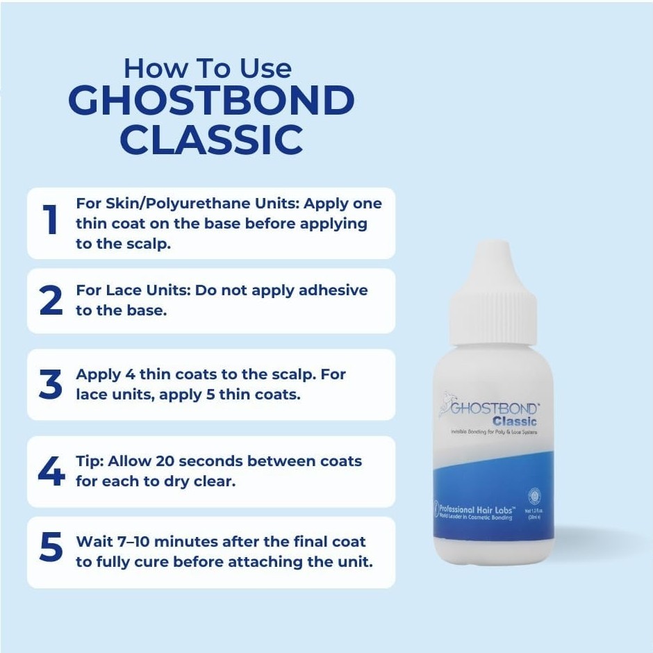 Ghost Bond Lace Wig Adhesive Hair Glue – 1.3 Oz