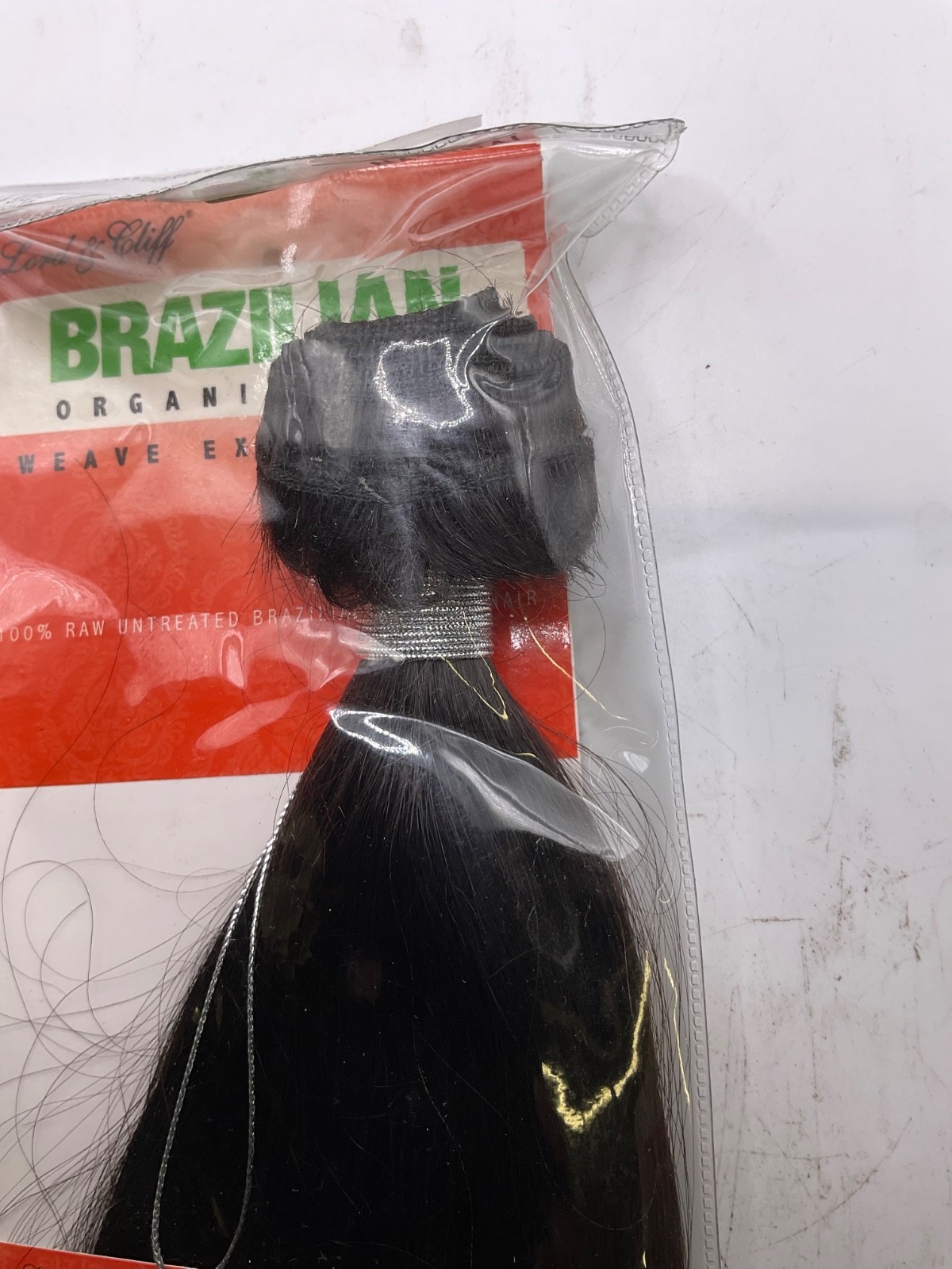 Lord & Cliff Brazilian Organic Hair 100% Raw Brazilian Natural Hair 14″ Nat Blk