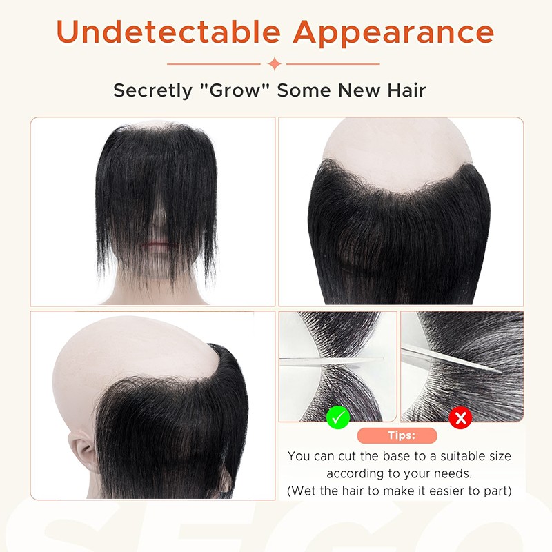 Mens Hair Replacement Ultra Thin Skin Toupee All Colors Hairpiece PU System Wigs