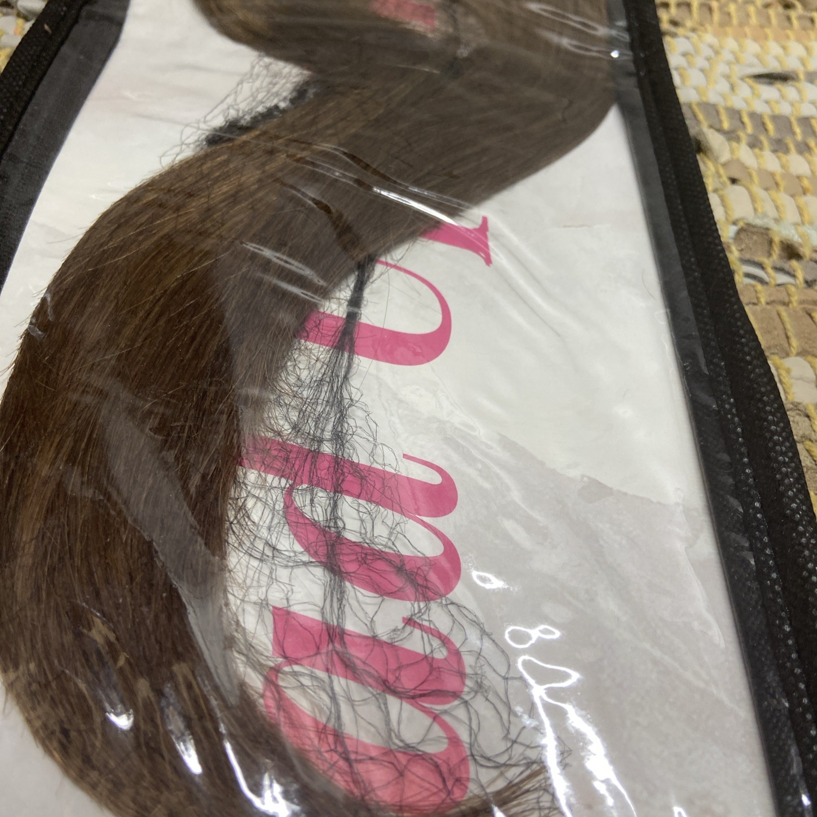 Hidden Crown PO-HN-0902 HN-ECT-#6-R. 5 X 2.75 Remy Hair Easi Topper Brown