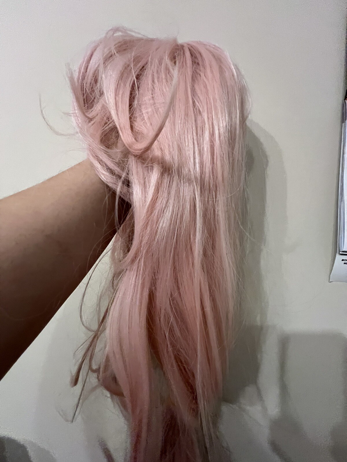 New Very Long Pink Wig For Women, See Pictures For Details