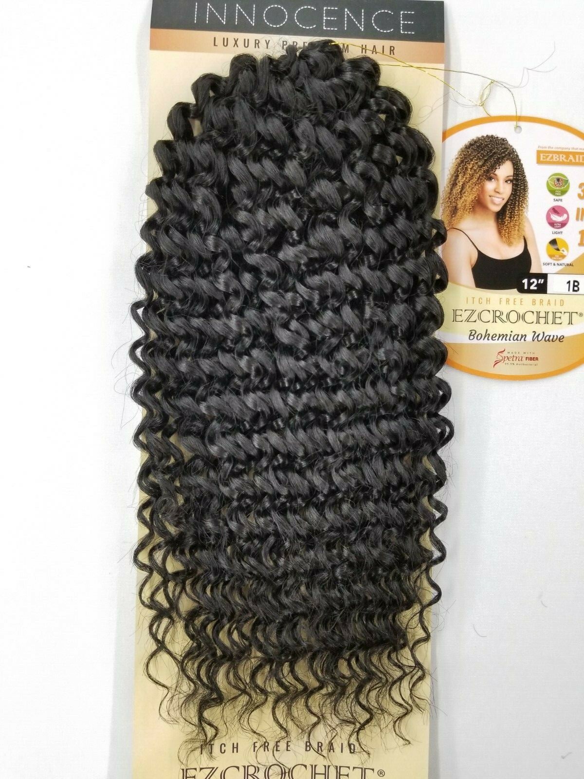 I&I Hair Innocence EZCROCHET Bohemian Wave Braiding Hair Spectra 12″