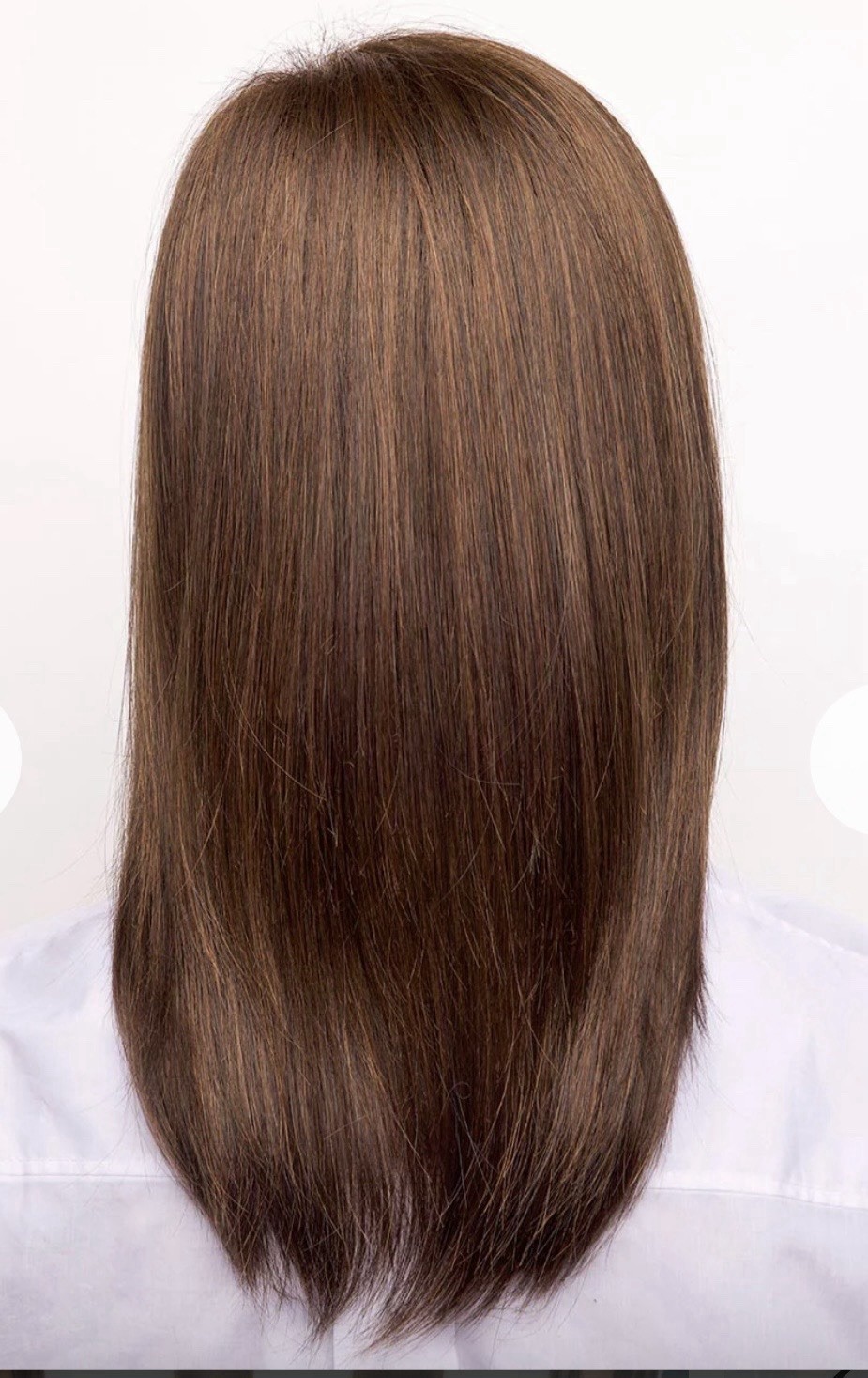 Rene of Paris Laine Wig Ginger Brown Straight Layered Side Part Basic Cap