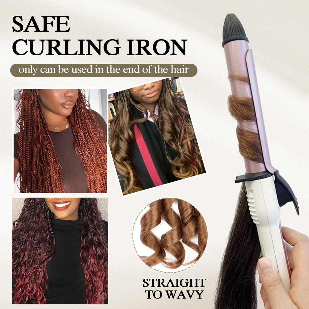 OMBRE Thick French Curl Loose Wave Braids Hair Pre-Stretched Crochet Extensions
