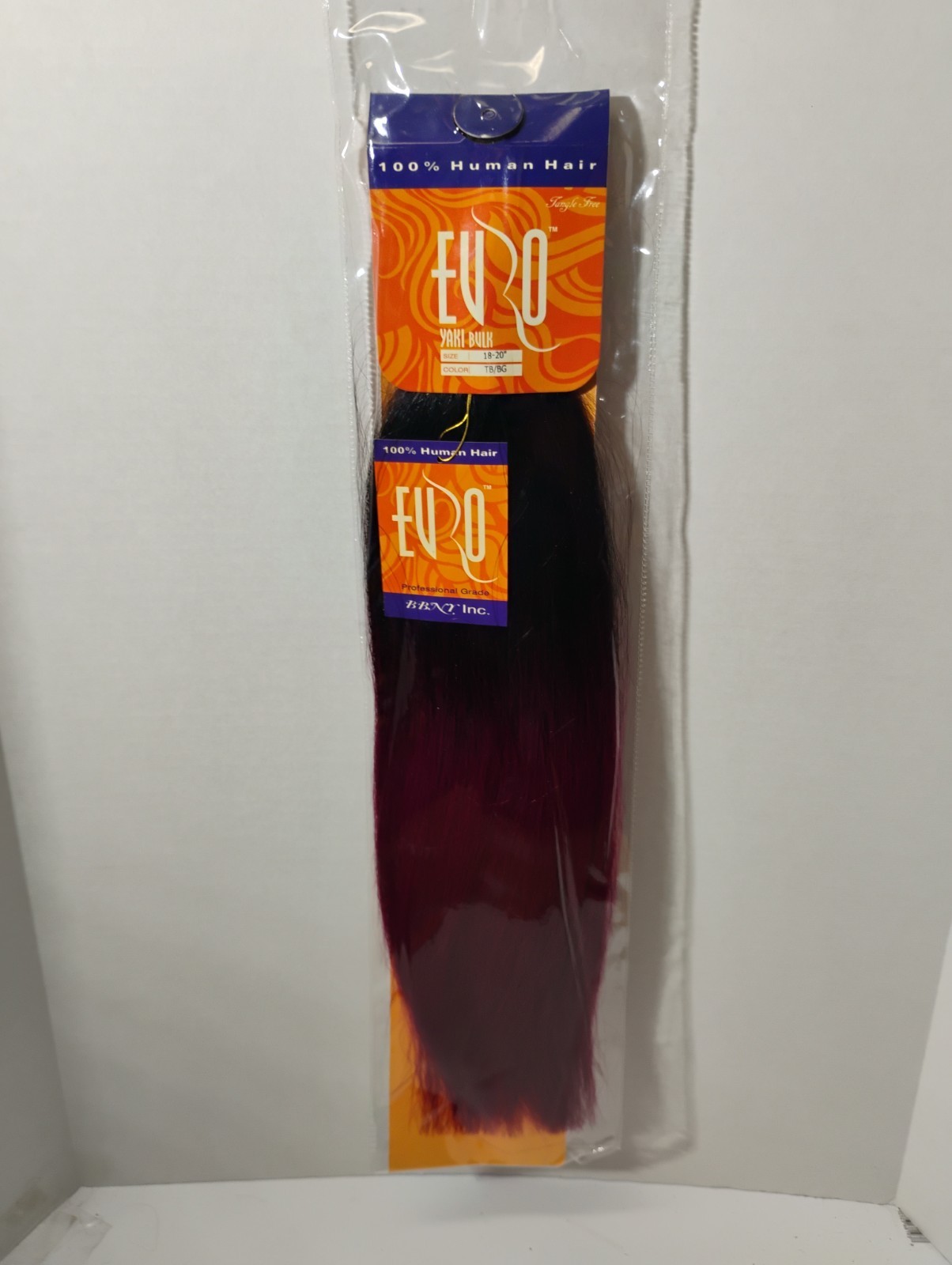Euro 20″ 100% Real Human Hair Yaki Bulk Braid Extensions (4 Shades)