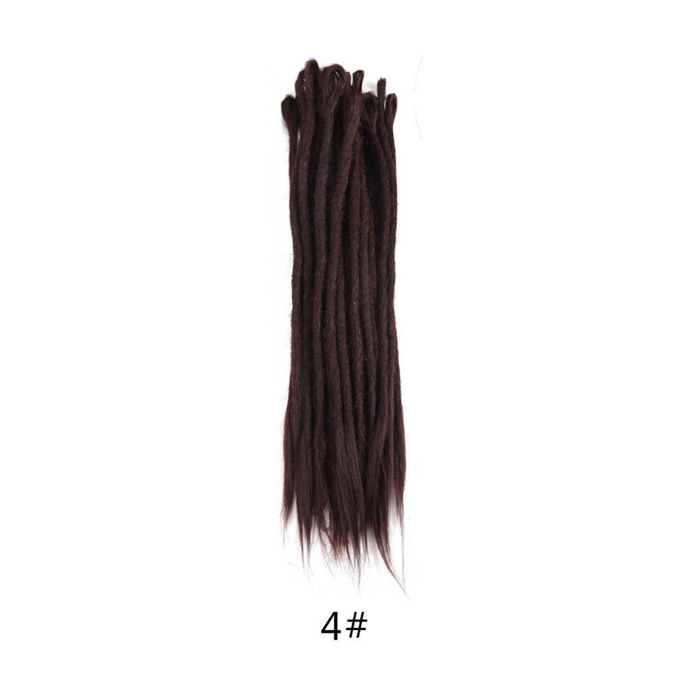 US Handmade Dreadlocks Extension Synthetic Pre-looped Dreads Hip Hop Dreads Locs