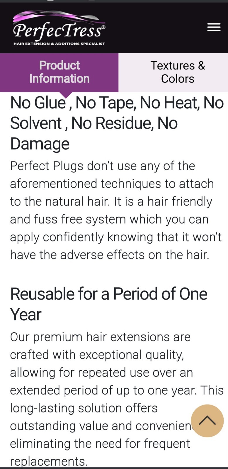 PerfecTress Remy Hair Plugs 14″ Off Black (#1B) 25x Lot Of 10pks Natural Body