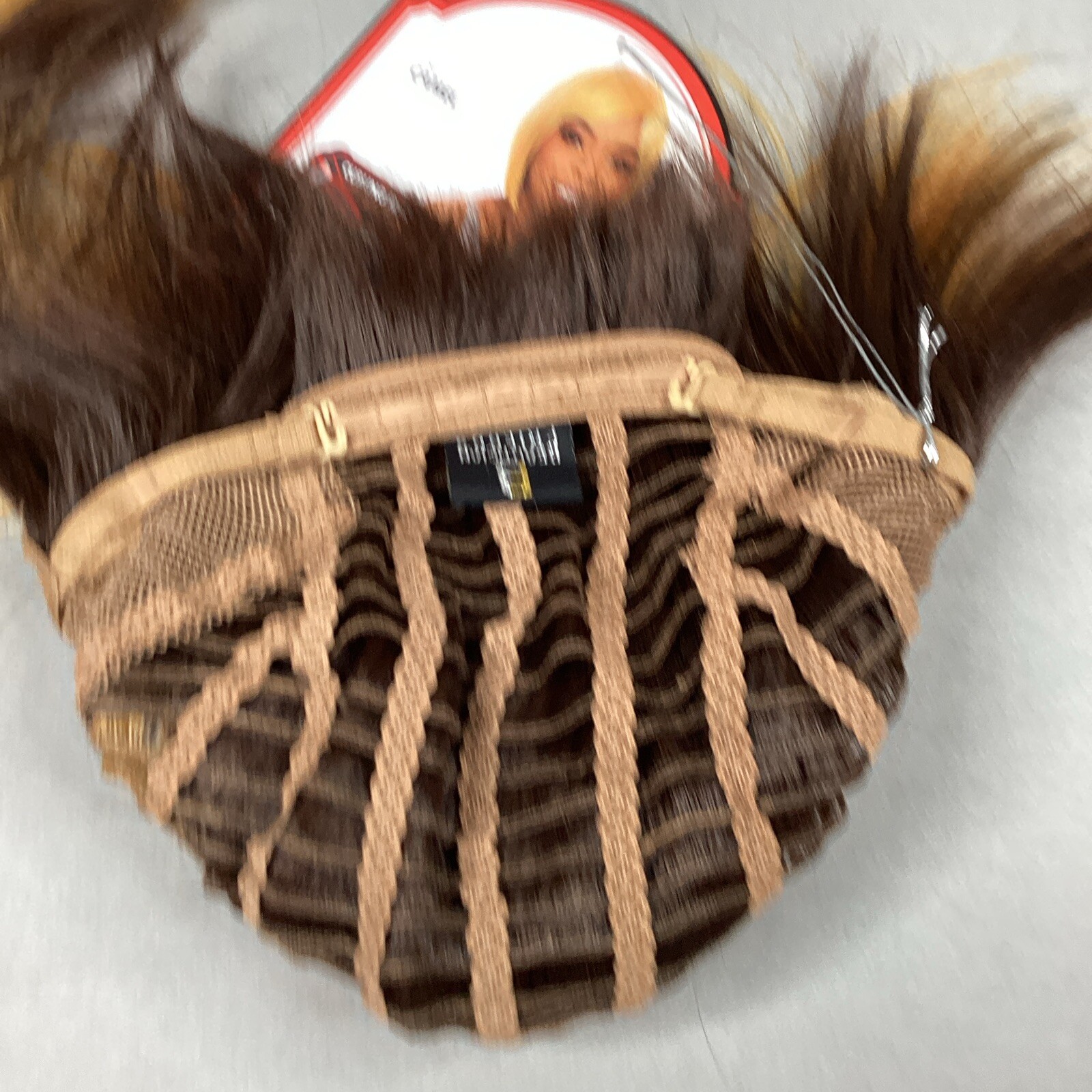 Camel Straight #SunsetGold Honey Blonde Brown Remi Quality Full Wig Curl Safe