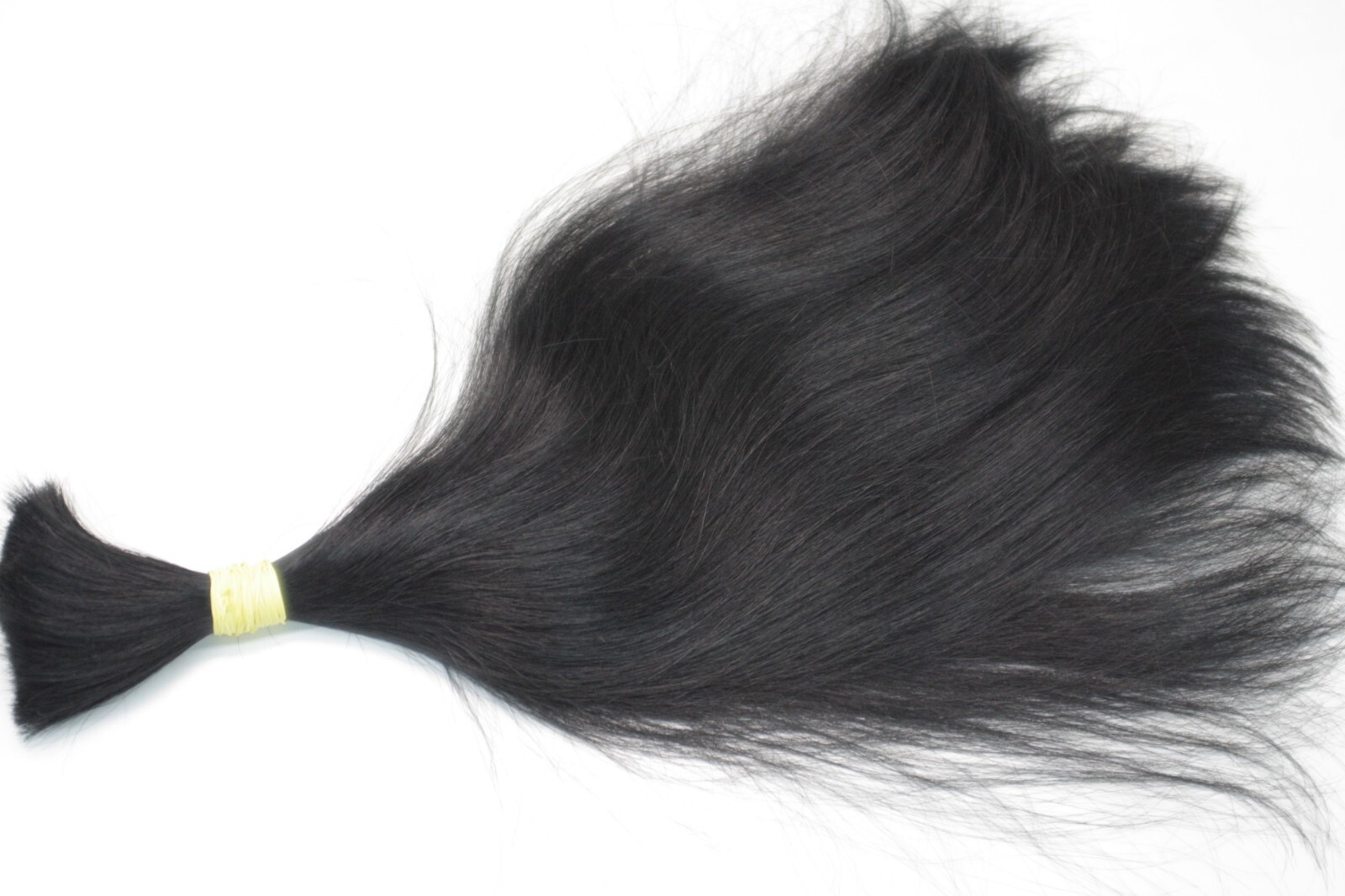 Silky LUX Natural Slavic Ukrainian Black hair extensions 45m/18″ & 105gr/3,7oz