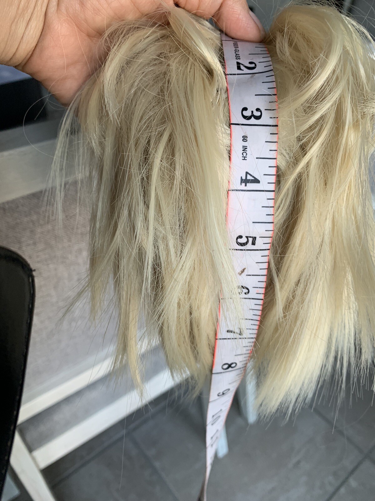 Blonde Messy Bun Hair Piece Scrunchie Updo Wrap Hair Extensions as Human