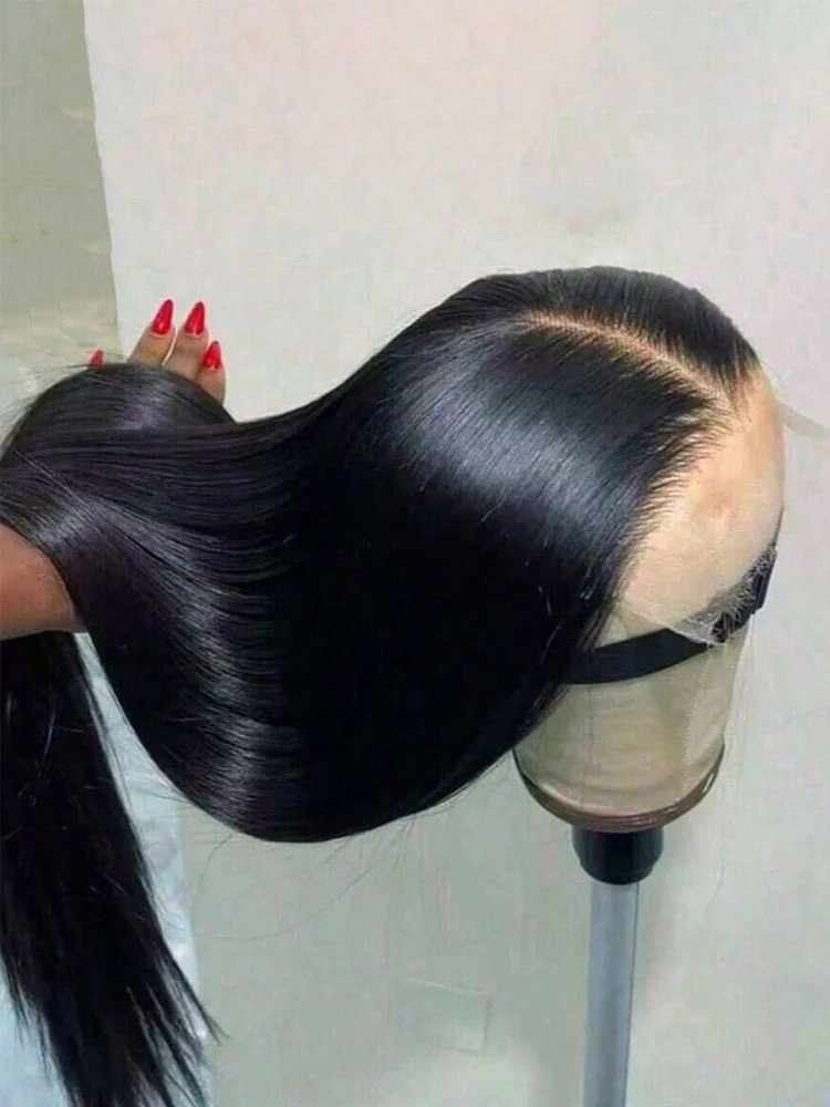 HD Lace Front Wig Preplucked NaturalBlack BodyWave Hd Transparent Human Hair Wig