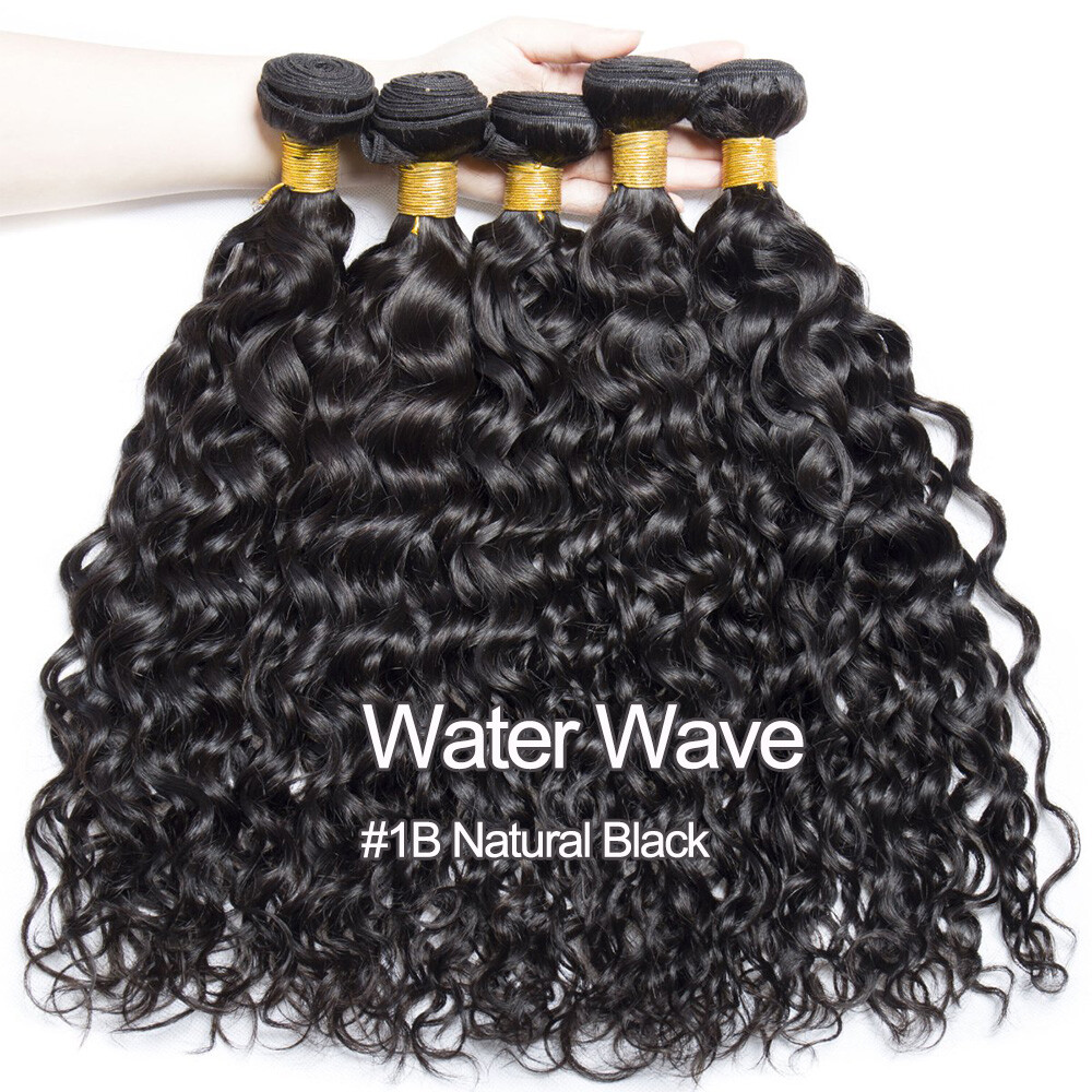 Virgin Remy Human Hair Extensions Water Wave Weave Weft 300G 3Bundles Thick TB