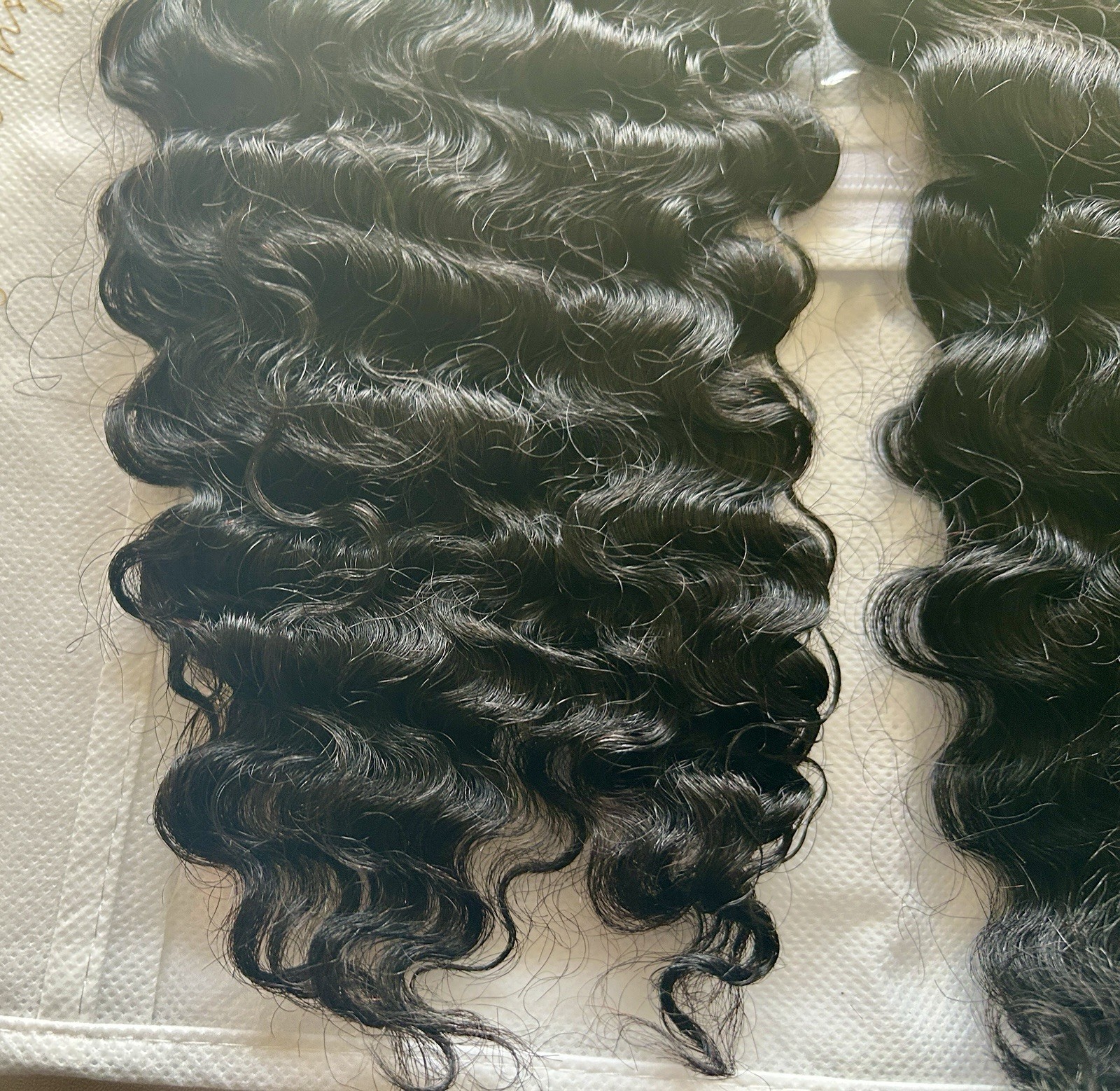 12A Virgin Burmese Curly 18” Double Weft Hair Bundle, 100 Grams, Natural Black