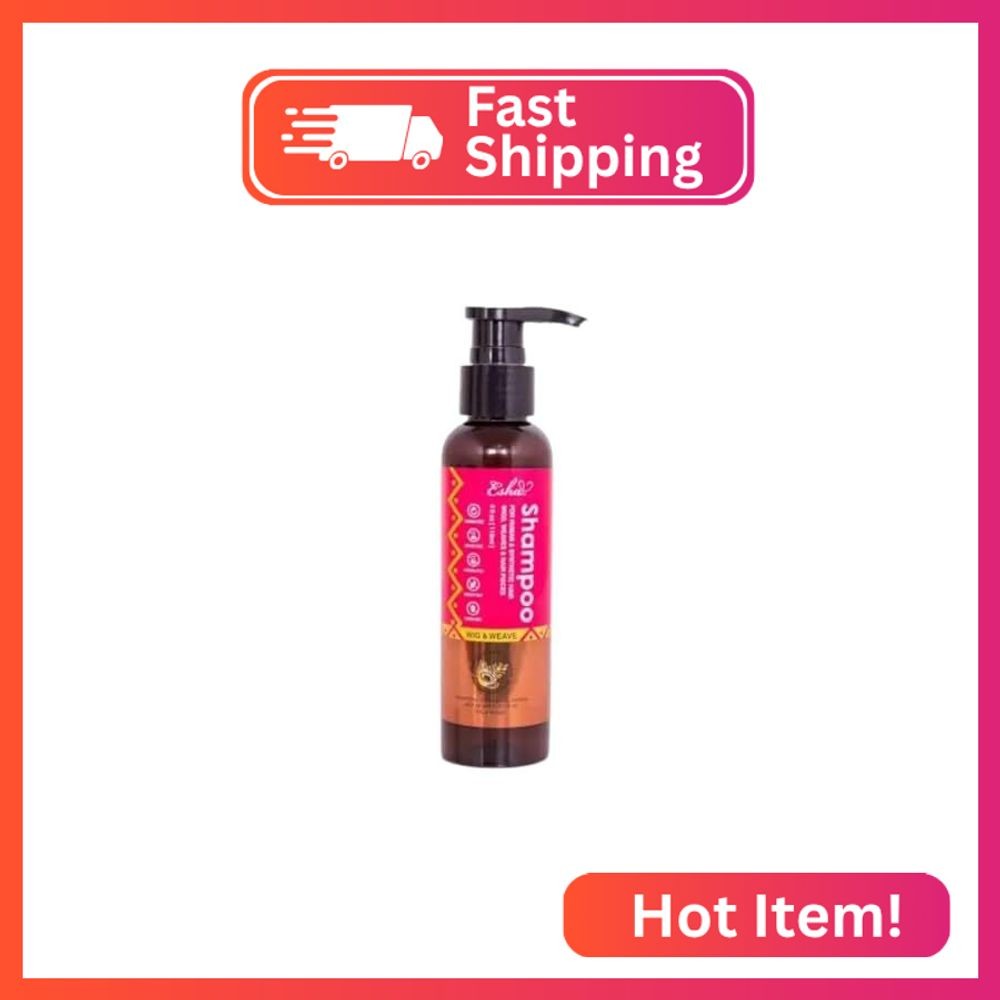 Esha Wig & Weave Revitalizing Shampoo – Human Hair & Synthetic Wigs, Weaves, Ext