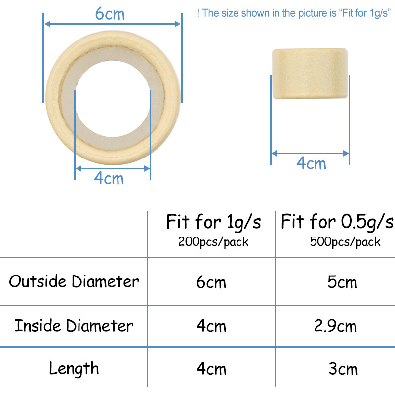 Micro Loop Ring Link Beads Silicone Lined Bead 5mm 6mm for Human Hair Extensions