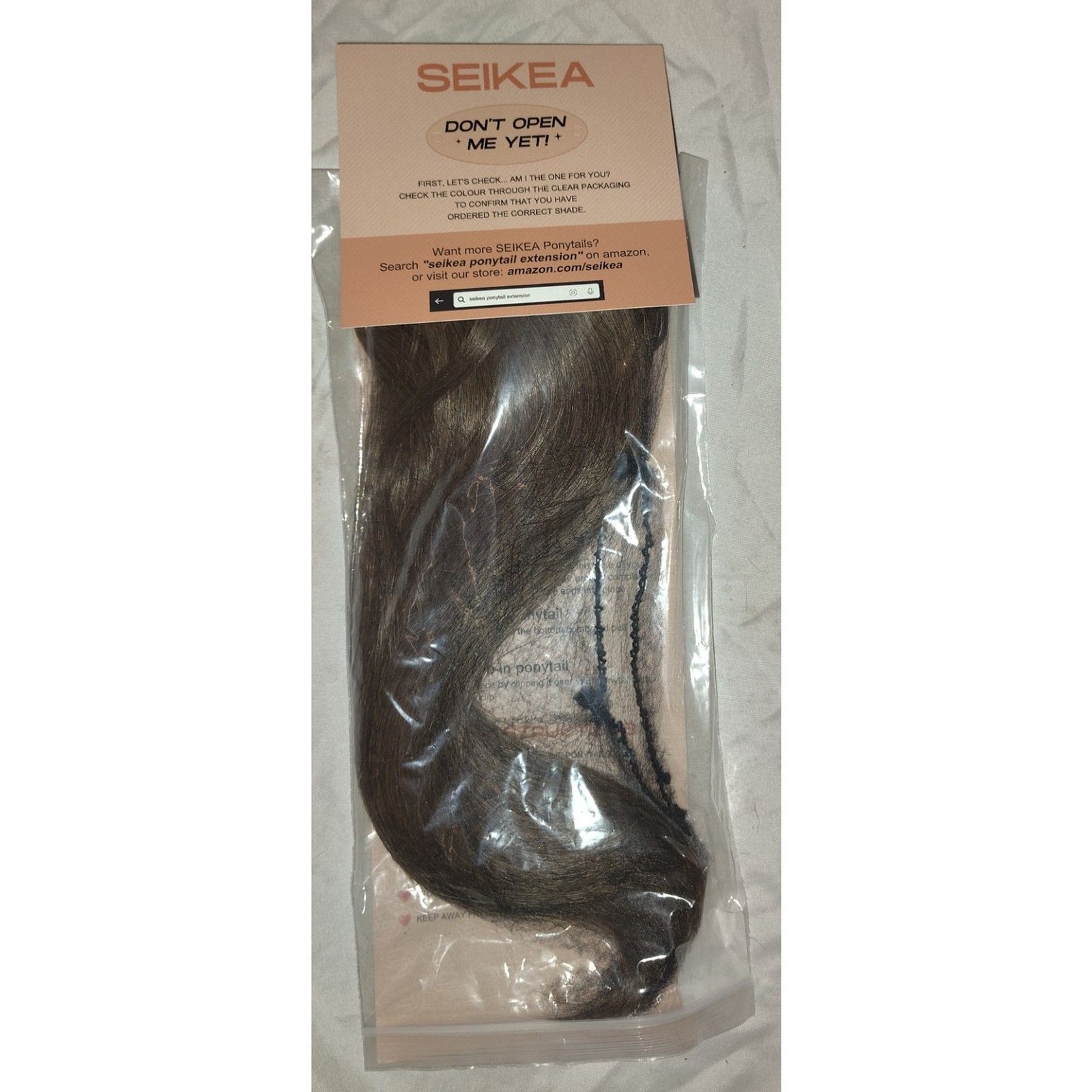 SEIKEA 16″ Extension Cheerleader Ponytail Hairpiece Straight Synthetic Dance New